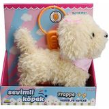 paraply S01002858 Yürüyen Sevimli Köpek Sesli Beyaz-Sun Kız Erkek Çocuk Oyuncak Eğitici Oyuncaklar - Çok Renkli