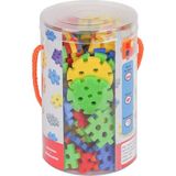 paraply SB2404 Sisbro Smart Bricks Waffle 120 Parça Kız Erkek Çocuk Oyuncak Eğitici Oyuncaklar - Çok Renkli