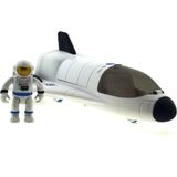 paraply Sesli ve Işıklı Astronotlu Uzay Mekiği Kız Erkek Çocuk Oyuncak Eğitici Oyuncaklar - Çok Renkli