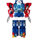 paraply Sesli ve Işıklı Exobot Mega Morph Taşıyıcı Robot 54CM Kız Erkek Çocuk Oyuncak Eğitici Oyuncaklar - Çok Renkli