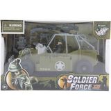 paraply Soldier Force Askeri Jeep Kız Erkek Çocuk Oyuncak Eğitici Oyuncaklar - Çok Renkli
