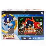 Paraply Sonic 200 Parça Puzzle -Lç Kız Erkek Çocuk Oyuncak Eğitici Oyuncaklar