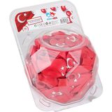 paraply STR-140 Bayrak Balon 100LÜ Kız Erkek Çocuk Oyuncak Eğitici Oyuncaklar - Çok Renkli