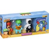 paraply Stumble Guys 4'lü Aksiyon Figür Set - PMI/SG3204 Kız Erkek Çocuk Oyuncak Eğitici Oyuncaklar - Çok Renkli
