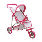 Paraply Sunman 3 Tekerlekli Pembe Gri Puset Kız Erkek Çocuk Oyuncak Eğitici Oyuncaklar