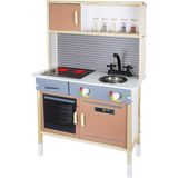 paraply T1024 Ahşap Oyun Mutfağı -Okutan Hobi Kız Erkek Çocuk Oyuncak Eğitici Oyuncaklar - Çok Renkli