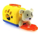 paraply Taşıma Çantalı Peluş Sarı Yavru Köpek Kız Erkek Çocuk Oyuncak Eğitici Oyuncaklar - Çok Renkli