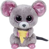 paraply TY36192 Peluş Squeaker Mouse With Cheese Reg Kız Erkek Çocuk Oyuncak Eğitici Oyuncaklar - Çok Renkli