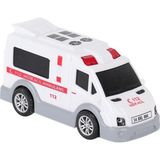paraply URT004-01 Şehrin Kırılmazları Sürtmeli Ambulans -Birliktoys Kız Erkek Çocuk Oyuncak Eğitici Oyuncakl - Çok Renkli
