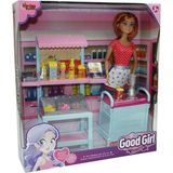 paraply WG-115120 Kutulu 29CM Aksesuarlı Kafe Kız Erkek Çocuk Oyuncak Eğitici Oyuncaklar - Çok Renkli