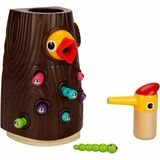 paraply Woody Manyetik Ağaçkakan Besleme Oyunu 10 Parça Kız Erkek Çocuk Oyuncak Eğitici Oyuncaklar - Çok Renkli
