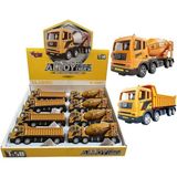 paraply YH-711-55A-1A Sürtmeli Metal 1:50 Sarı Beton Kız Erkek Çocuk Oyuncak Eğitici Oyuncaklar - Çok Renkli