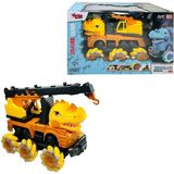 paraply YJ-078-1 Uzaktan Kumandalı Full Fonksiyon 2.4g Dinozor Kamyon Vinç -Vardem Kız Erkek Çocuk Oyuncak E - Çok Renkli