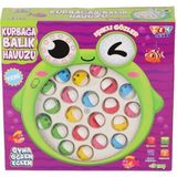 paraply ZEY2041 Kurbağa ve Balık Havuzu Kız Erkek Çocuk Oyuncak Eğitici Oyuncaklar - Çok Renkli