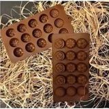 Paras Ticaret 15 Göz Gül Şekilli Silikon Mum Çikolata Şeker Buz Jöle Vb. Kek Kalıbı (29,4 Cm X 17,1 Cm) 1 Adet
