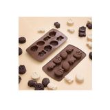 Paras Ticaret 8 Göz Paskalya Yumurta Tavşan Sepet Silikon Şeker Kurabiye Buz vb. Çikolata Kalıbı (19,3cm x 10,3cm)