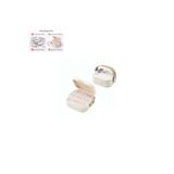 Paras Ticaret Wenken Taşıma Kulplu 7 Bölmeli İlaç Kutusu Çıkarılabilir Bölmeli Küçük (EBAT: 8,8cm x 8,8cm x 3,8cm)