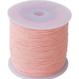 Paraşüt Ipi, Bileklik-Kolye Örgü Ipi 1 mm 50 Metre Somon