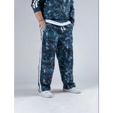 Paraşüt Kumaş Lacivert Baggy Pantolon Coc3051-1
