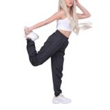 Paraşüt Kumaş Spor Eşofman Altı, Likralı, Siyah, S Beden (siyah, l)