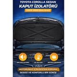 Parca.co Toyota Corolla Sedan Kaput Izolatörü izalatör (2019 -2020 Ekim Arası) + KLİPS