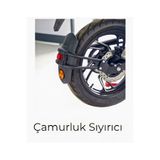 PARÇA DÜNYASI Motosiklet Arka Teker Sıyırıcı Arka Çamurluk Üniversal Vetesli Tüm Motorlara Uyumlu