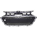 Parça World 86560C8020-HYUNDAI İ20 ÖN TAMPON PANJURU KROM ÇERÇEVELİ 14- -HUN07I2031