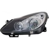 Parça World 93189361-OPEL CORSA D ÖN FAR MOTOR.KROM SİYAH SOL 06- -OPL10CO039