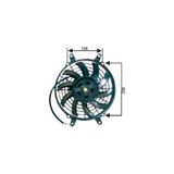 parcafix ÜNÜVERSAL FAN MOTORU 9" 24V RFM1106