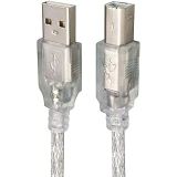Parcbeny 1.5 Metre 13012 2.0V ŞEFFAF Kaliteli, Uzun ömürlü kullanım USB YAZICI KABLOSU (1.5 Metre)