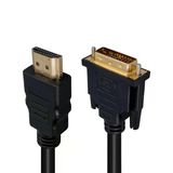 PARCBENY 12002 HDMI ERKEK - DVI ERKEK 24+1 GOLD UÇLU 1.5 METRE Kaliteli, Uzun Ömürlü Kullanım HDMI DVI KABLO