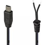 Parcbeny 22340 YERLİ ÜRETİM 1.2 METRE 18/0.10BS*2F MİNİ USB YEDEK ADAPTÖR KABLOSU