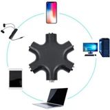 PARCBENY 24172 6'LI 3.5MM STEREO AUX ÇOKLAYICI aynı anda birden fazla kulaklık veya hoparlörü tek bir ses kaynağına bağlamak isteyenler için pratik kullanışlı bir çözüm sunaR