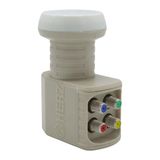 PARCBENY 38297 HERZ HR-904 DİGİTAL KU-BAND QUAD 4'LÜ LNB UNİVERSAL - ALTIN UÇLU 0.1DB SHARP CHİP (4'lü Dig 38297)