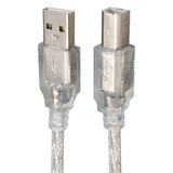 Parcbeny 5 Metre 1316 2.0V ŞEFFAF Kaliteli, Uzun ömürlü kullanım USB YAZICI KABLOSU (5 Metre)