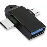 Parcbeny 6549 Micro USB Type-C 3 In 1 Dönüştürücü Çevirici Adaptör Otg USB 3.0 Girişli Type-C - Micro USB Dönüştürücü Aparat