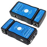 Parcbeny 9 Led M-726AT USB+RJ11+RJ45 Kopuk Devre, Kısa Devre ,Çapraz Bağlantı,Yanlış Eşleşme Bulur. Akıllı otomatik kapanan CAT5, CAT5e, CAT6 UTP/STP Ethernet Kablo Çok Fonksiyonlu Kablo Test Cihazı