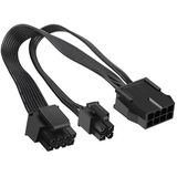 Parcbeny 9546 EPS 12V CPU Dişi To ATX 8+4 Pin Power Supply Çevirici Dönüştürücü Adaptör Kablosu EPS 12V CPU 8Pin Dişi güç kaynağı erkek 8 pıne erkeke CPUya 8pin ATX 4 pinli erkek uçlar anakarta