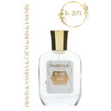 PARDOLE K-203 Meyvemsi Çiçeksi Favoris Kadın Parfum - 50 ml - Pralin, Vanilya, Üzüm, Iris, Yasemin