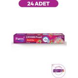 Parex 10'lu Çift Kilitli Buzdolabı Poşeti Büyük Boy 26 x 28 cm 24'lü Paket