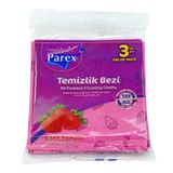 Parex 3'lü Çilek Kokulu Temizlik Bezi