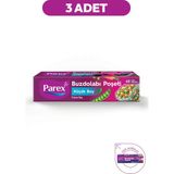 Parex 40’li Buzdolabı Poşeti Küçük Boy 20 x 30 cm Üçlü Paket