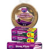Parex Airfryer Pişirme Kağıdı Buzdolabı Poşeti ve Streç Film Paketi