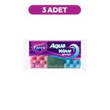 Parex Aquawave 3'lü Bulaşık Süngeri Üçlü Paket