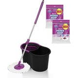 Parex Black Editlon Otomatik Temizlik Seti ve 4'lü Yedek Mop