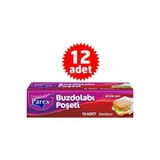 Parex Büyük Boy 12 Paket Buzdolabı Poşeti
