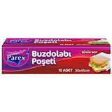 Parex Buzdolabı Poşeti Büyük Boy 30 X 45 Cm 15Li Paket