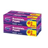 Parex Buzdolabı Poşeti Küçük Boy 20x30 cm 200 Adet 4 Al 3 Öde