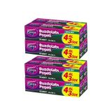 Parex Buzdolabı Poşeti Orta Boy 4 Al 3 Öde (4*20) 24 x 38 cm İkili Set