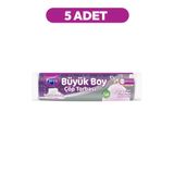 Parex Büzgülü 10'lu Çöp Torbası Beyaz Sabun Kokulu Büyük Boy 65 x 70 cm Beşli Paket